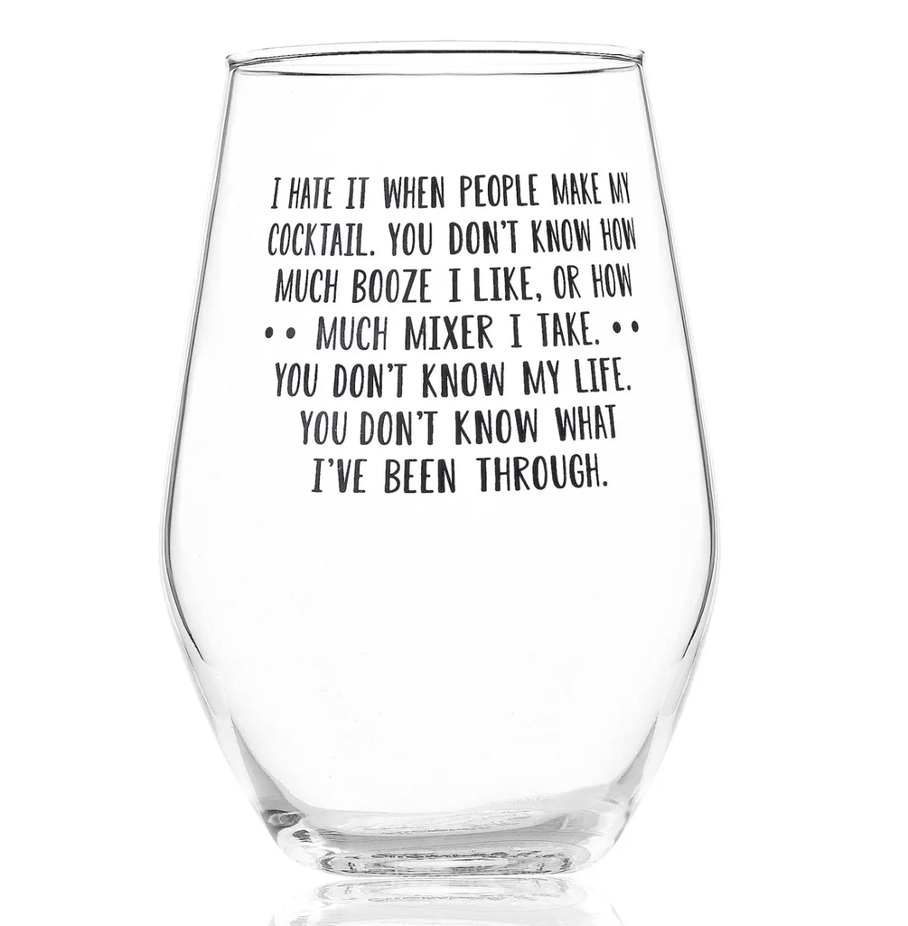 I Had to Deal With People Today Stemless Wine Glass. Introvert Wine Glass.  Funny Wine Glass. Wine Humor. Shatterproof Wine Glass Option. -  Norway